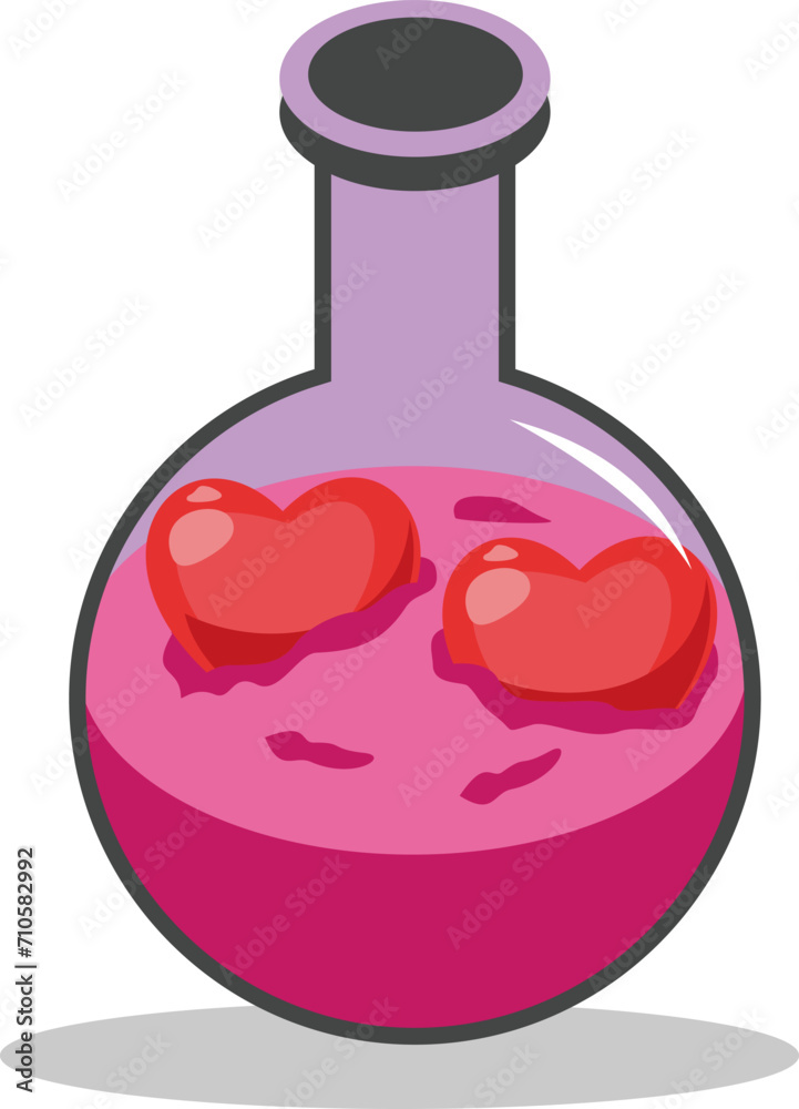 Cute happy valentines day set. Cartoon love romantic stickers elements with hearts. Hand drawn vector illustration Cute happy valentines day set. Cartoon love romantic stickers elements with hearts. Hand drawn vector illustration