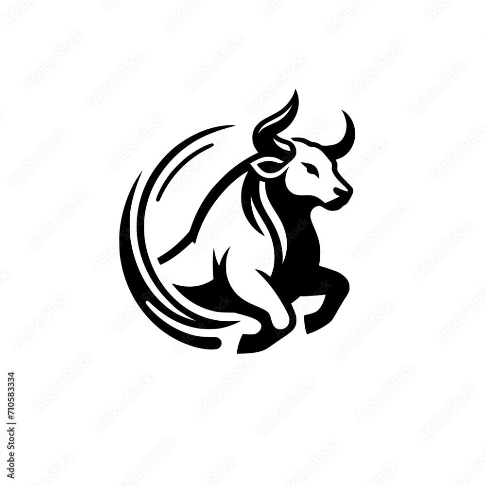 Dynamic Vector Logo Featuring a Charging Bull. Powerful Symbol of Strength and Resilience for Corporate Branding, Financial Services, and Marketing. Striking and Versatile logo on a white Background. Dynamic Vector Logo Featuring a Charging Bull. Powerful Symbol of Strength and Resilience for Corporate Branding, Financial Services, and Marketing. Striking and Versatile logo on a white Background.