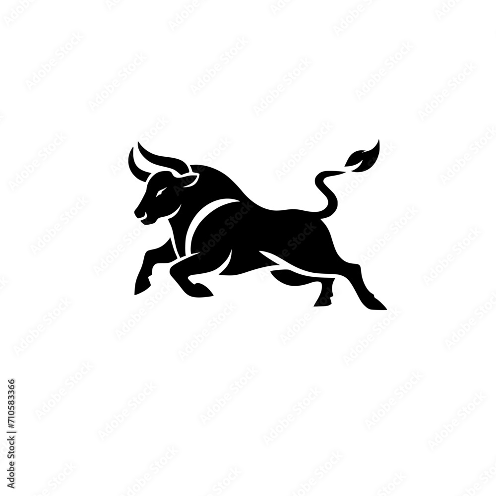Dynamic Vector Logo Featuring a Charging Bull. Powerful Symbol of Strength and Resilience for Corporate Branding, Financial Services, and Marketing. Striking and Versatile logo on a white Background. Dynamic Vector Logo Featuring a Charging Bull. Powerful Symbol of Strength and Resilience for Corporate Branding, Financial Services, and Marketing. Striking and Versatile logo on a white Background.