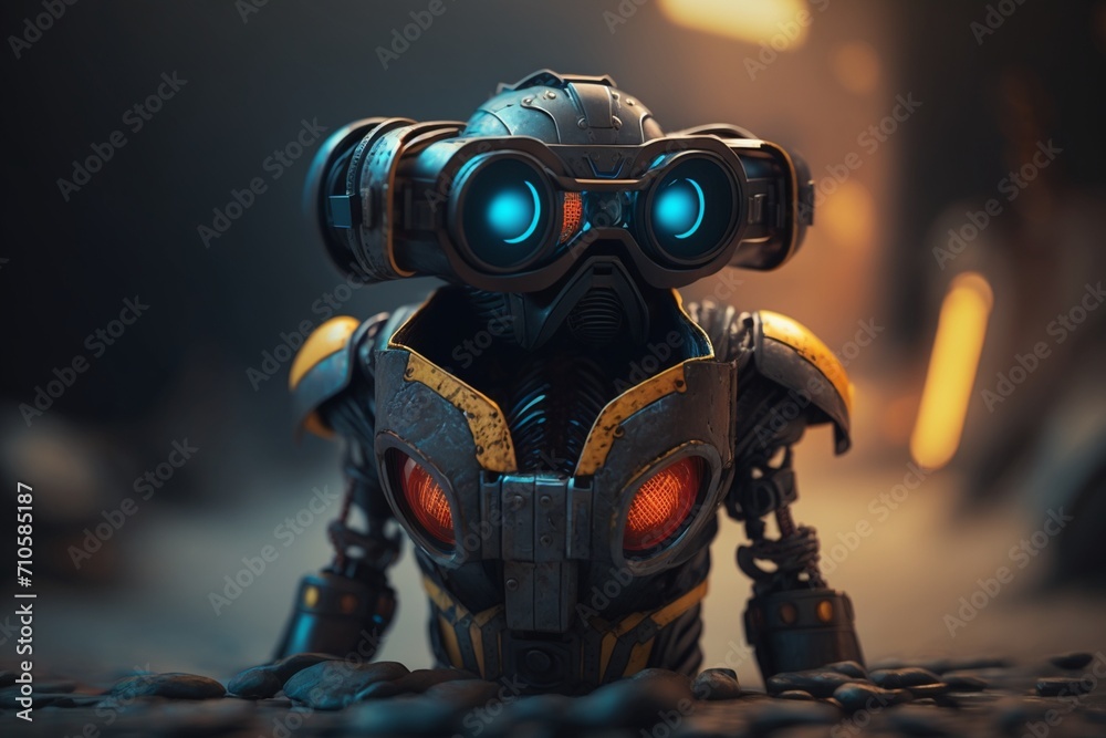 robot cyborg person
