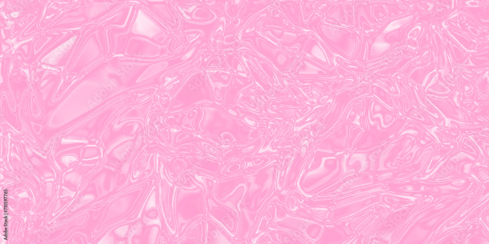 Fototapeta premium Abstract texture of pink soft craft tissue wrapping paper, Abstract texture of pink peel with glow, Modern seamless pink background with liquid crystal palette, pink background with quartz texture.