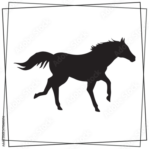 horse Silhouette  cute horse Vector Silhouette  Cute horse cartoon Silhouette  horse vector Silhouette  horse icon Silhouette  horse vector                         