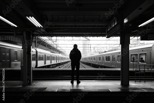 Watching the Rails: Masculine Symmetry in Monochrome