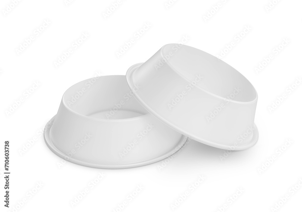 Pet Feeding Bowl on white background Pet Feeding Bowl on white background