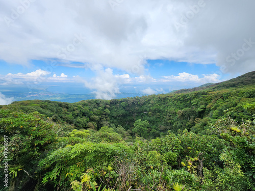 Rainforest in Mombacho volcano crater