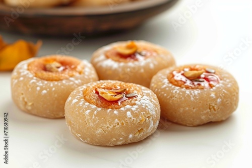 Anarkali Peda A cherished Indian traditional sweet, rich and flavorful photo