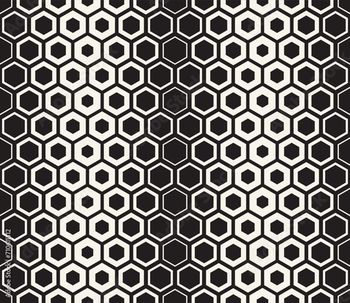 Vector seamless pattern. Repeating geometric elements. Stylish monochrome background design.