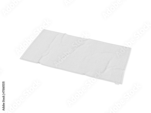 Rectangular Beach Towel on white background