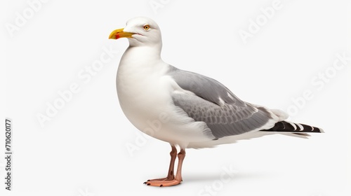 seagull isolated on white