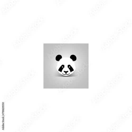 minimalist panda design logo13
