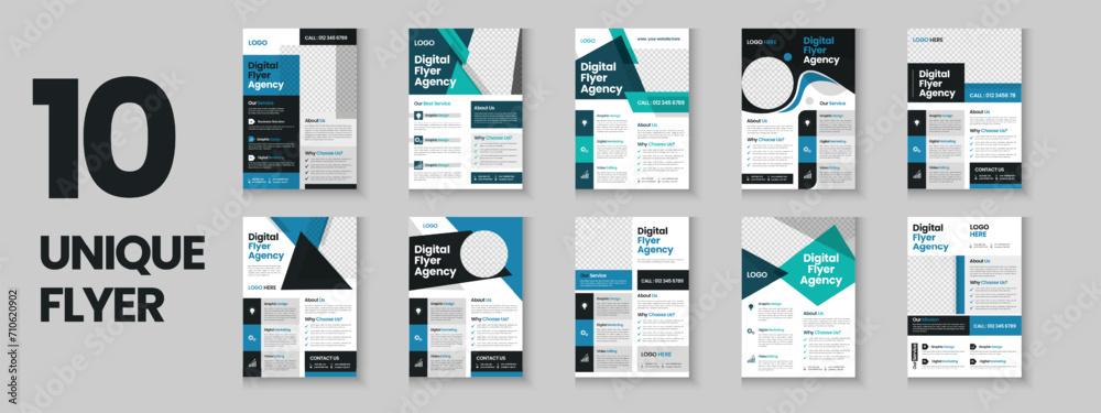 Business flyer collection, corporate poster, flyer bundle, flyer brochure design, annual report, proposal, leaflet, company profile, digital marketing poster and a4 layout with mockup Business flyer collection, corporate poster, flyer bundle, flyer brochure design, annual report, proposal, leaflet, company profile, digital marketing poster and a4 layout with mockup