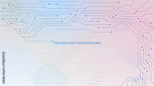 Circuit board texture background. High technology, digital connection, communication and science concept design.