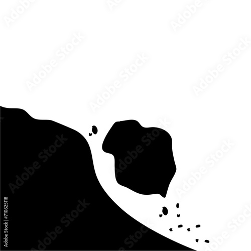 Landslide Silhouette