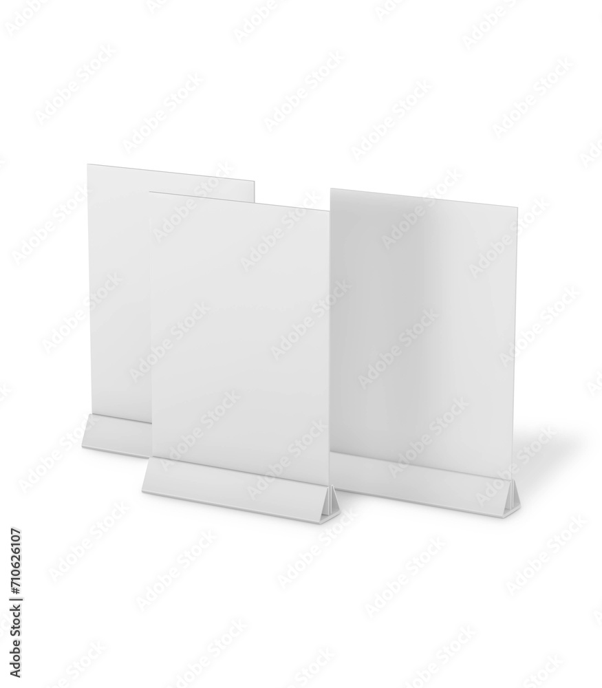 Table Tent on white background Table Tent on white background