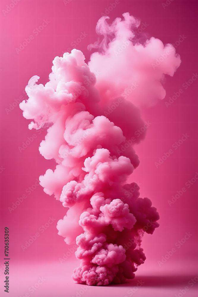 Pink smoke on pink backdrop Pink smoke on pink backdrop
