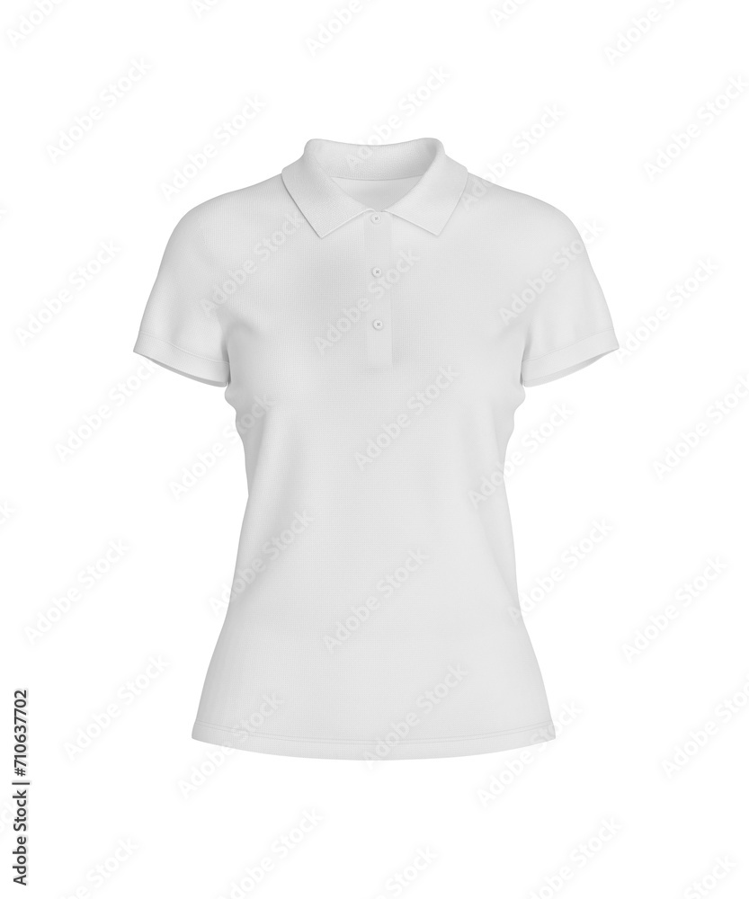 Women Short Sleeved - Front View on white background