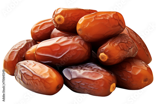 Dates fruit for Ramadan Mubarak isolated Transparent PNG Generated by Ai