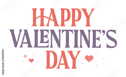 Happy valentine's logo design. Valentines love banner text design.