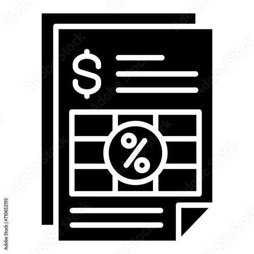 Tax Planning Icon For Design