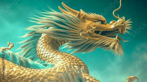 chinese dragon statue © Shahista