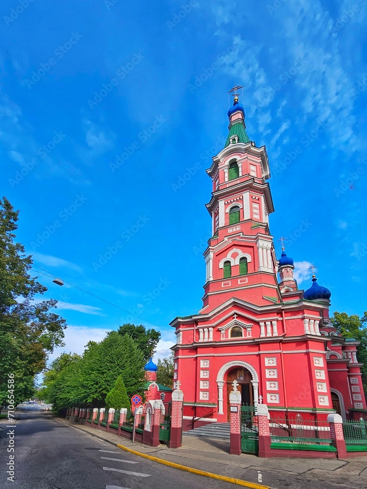 orthodox church of the Holy Trinity in Riga, Latvia