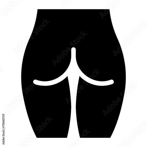 ass glyph icon