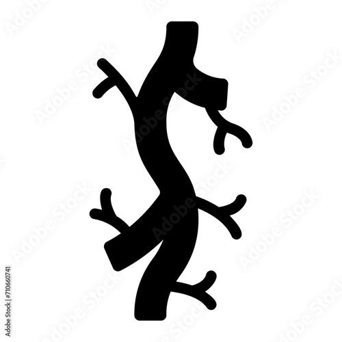 blood vessel glyph icon