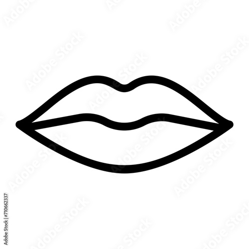 lips line icon