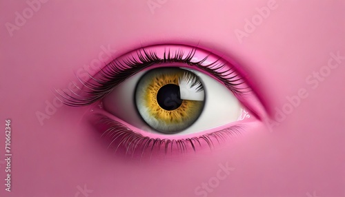 abstract eye on pink illustration illustration