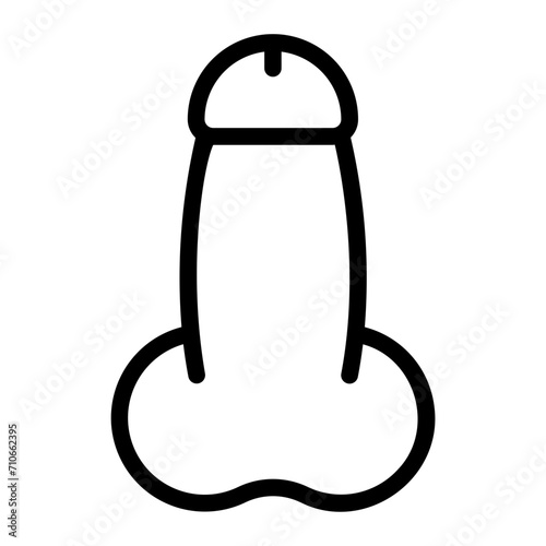penis line icon