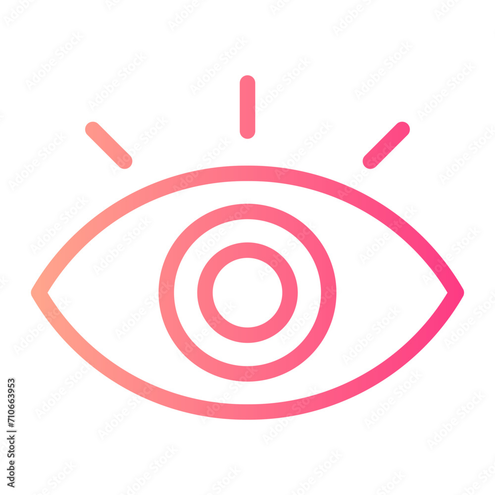 eye gradient icon eye gradient icon