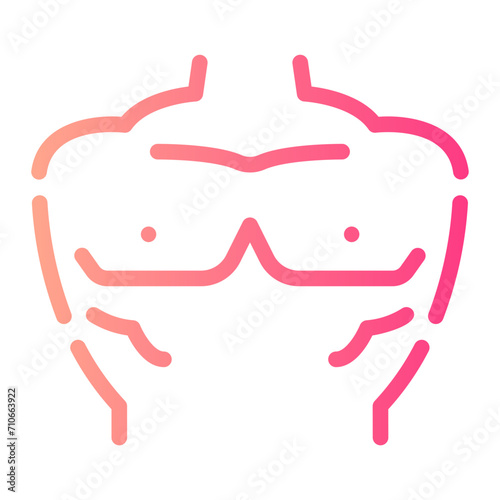 chest gradient icon