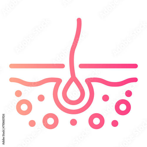 epidermis gradient icon