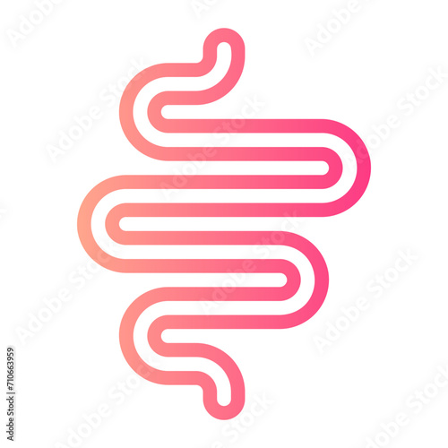 intestine gradient icon