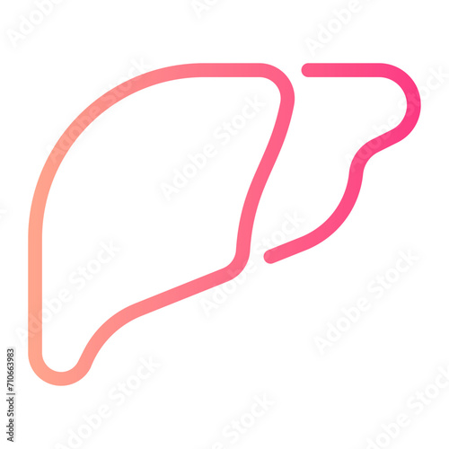 liver gradient icon