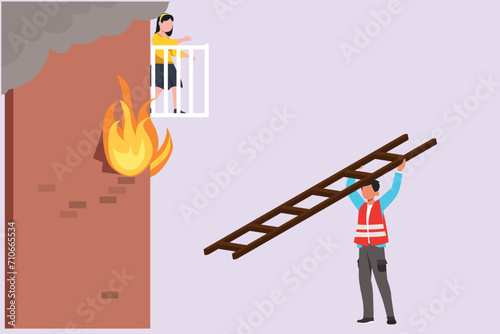 First aid, emergency concept. Colored flat vector illustration isolated.