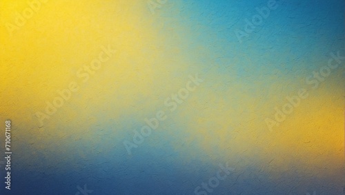 Grain Textured Background in Yellow Blue Gradient Colors, Background Design for Poster and Banner, Card Background