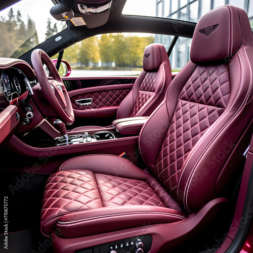 the interior of a car