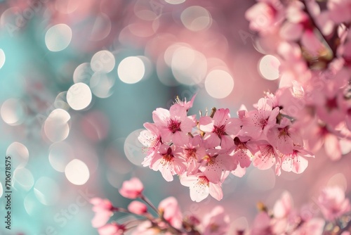 Sakura tree - japanese cherry tree branch in the spring