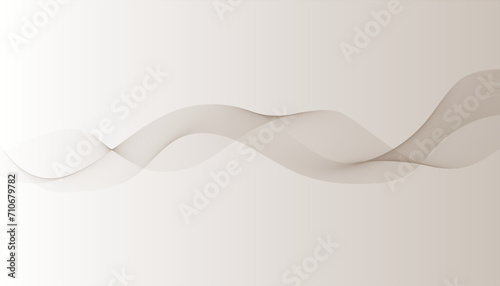 brown wavy flow. Abstract wave background. Modern decorative wave stylish dynamic background vector