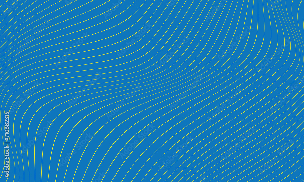 abstract seamless geometric yellow thin wave line pattern with blue. abstract seamless geometric yellow thin wave line pattern with blue.