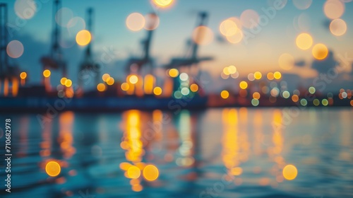blurred image of a port © igustiayusiska