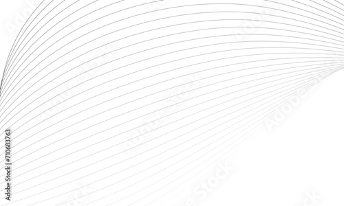 abstract seamless geometric thin wave line with white bg. © Aminul