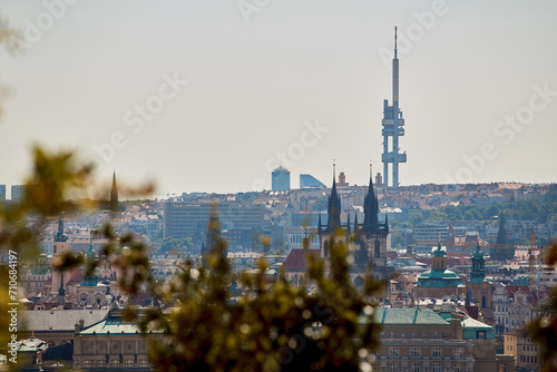 View of Prague city, capital of Czech Republic, Europe. © astrosystem