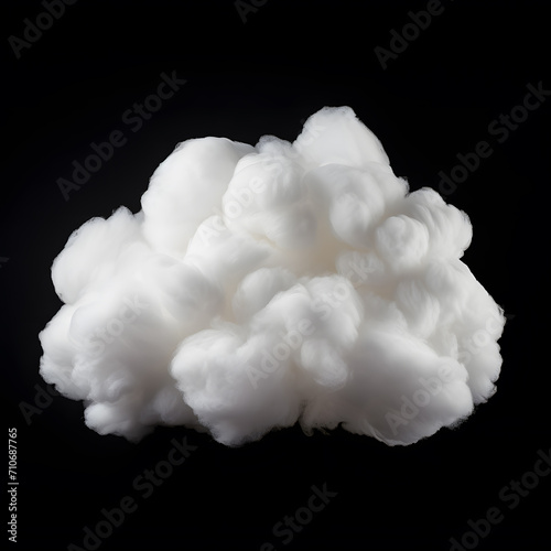 a white cloud of cotton