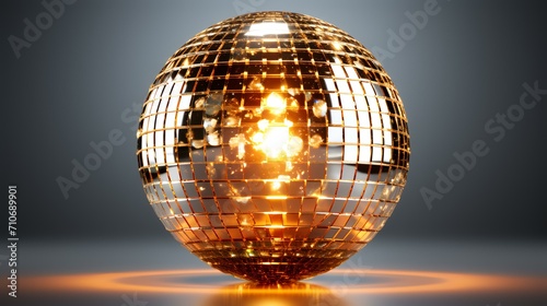 Radiant Rhythm: Disco Ball on Transparent Background - 8K/4K Photorealistic Render