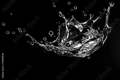a water splashing in the air