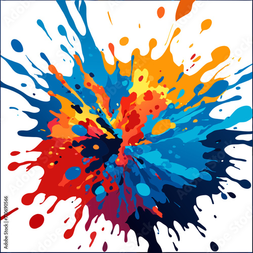 abstract colorful background	
