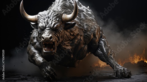 head of a bull