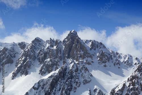 Winter in Valloire, France